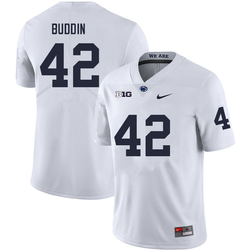 Men #42 Jamari Buddin Penn State Nittany Lions College Football Jerseys Sale-White